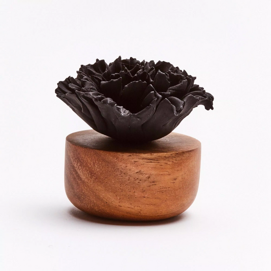 Raumduft-Diffusor aus Keramik, Japanische Nelke schwarz (7cm) - ANOQ