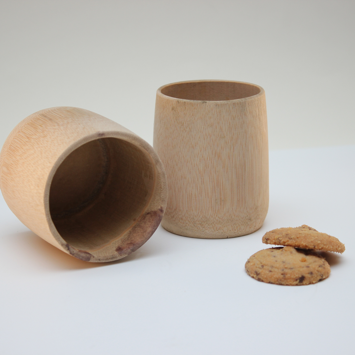 Becher aus Bambus, robust und wiederverwendbar  (6x7,5cm) - BAMBOOJU