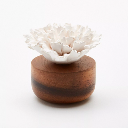 Raumduft-Diffusor aus Keramik, Japanische Nelke weiß (7cm) - ANOQ