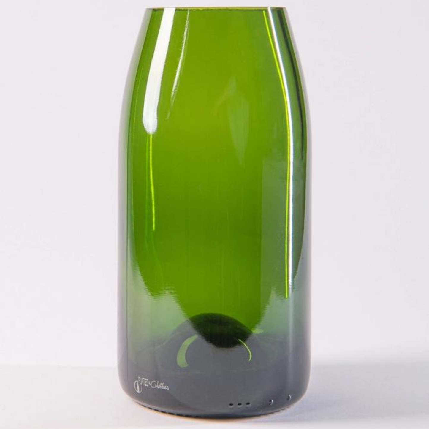 Champé Vase, Upcycling, Flasche im Champagner-Stil (0,75l) - PLATES & CULOTEES