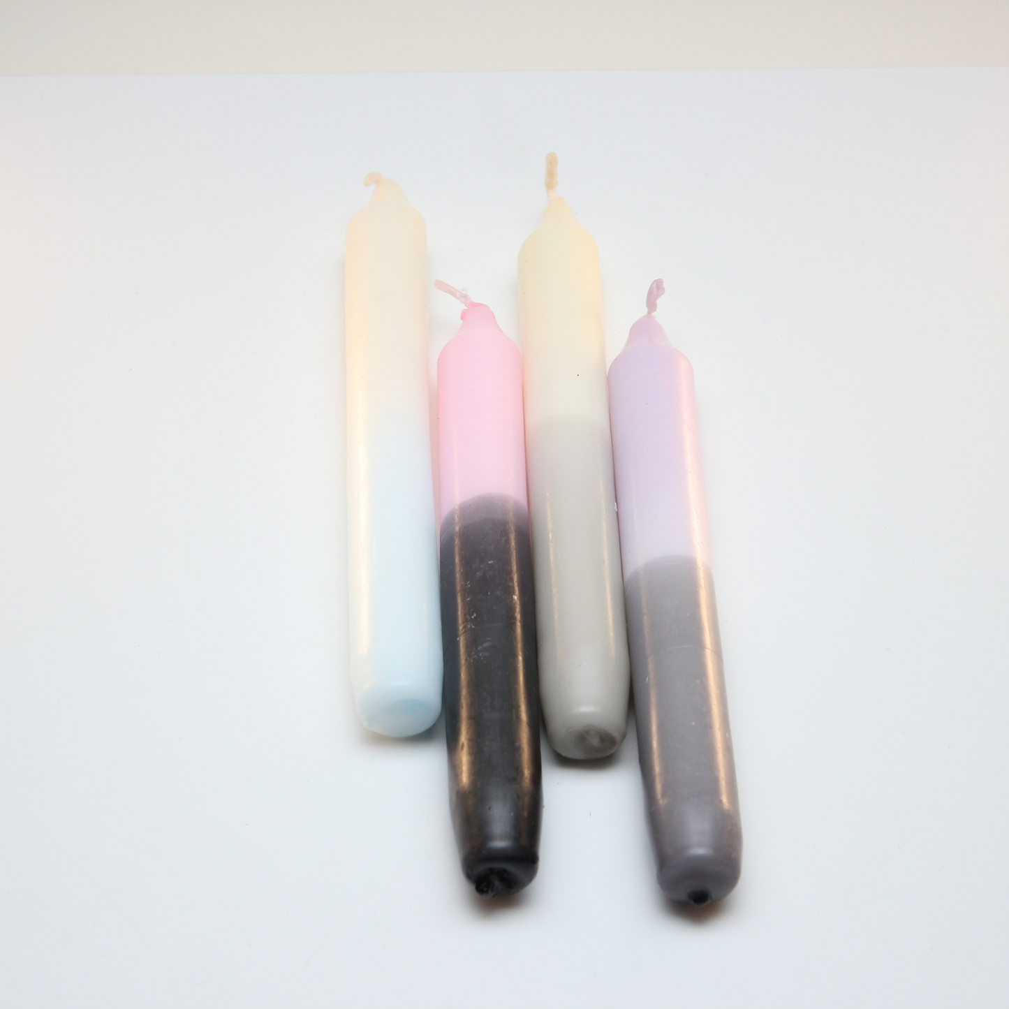 Dip Dye Kerzen im 4er Set (18cm) - BYVIVI