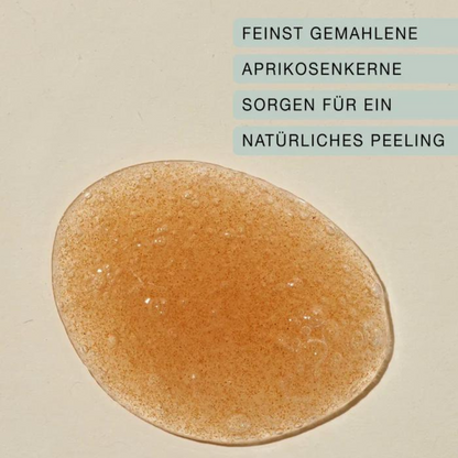 Handseife mit natürlichem Peeling feinst gemahlene Aprikosenkerne sorgen für ein natürliches Peeling