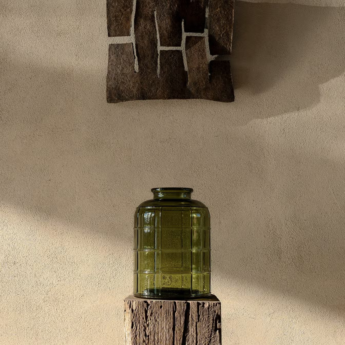 Vase, Dekoration, recyceltes Glas, Mateo (35cm) - THE WAY UP